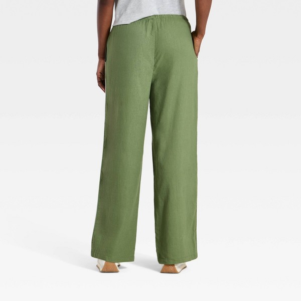 Pantalón deportivo de lino para mujer sin cierre - Universal Thread™ 2
