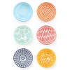 Elama Giovanna 6 Piece Assorted Stoneware Bowl Set - 2 of 4