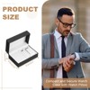 Unique Bargains PU Leather Soft  Travel 2 Slot Watch 1 Necklace 1 Ring 2 Earrings Storage Case - 2 of 4
