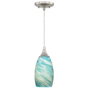 VAXCEL Milano Mini Pendant Ceiling Art Glass Shade - 1 of 4