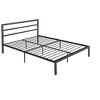 APRILSOUL Queen Size Metal Bed Frame with Headboard, 10.8in Under-Bed Storage, Easy 15-Min Assembly - 3 of 4