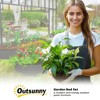 Resenkos Patio Planting Bed, Raised Garden Bed,7' x 3' x 1' Raised Garden Bed Sets for Gardening with Metal Plant Stakes, - 4 of 4