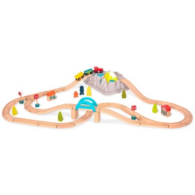 wooden train tracks target