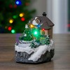 Northlight 5.5" LED Lighted and Animated House with Train Christmas Village Display Piece - 2 of 4