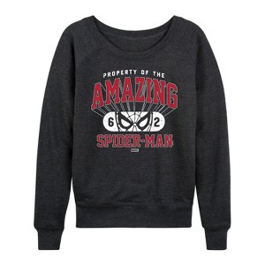 Women's - Marvel - Property Of Spider Man Lightweight French Terry Slouchy - 1 of 4