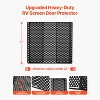 VEVOR RV Screen Door Protector, Adjusts from 22 to 31.5 inch, Adjustable Door Grille, Easy to Install, Reinforced Breathable Honeycomb Holes, Black - 3 of 4
