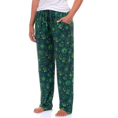 Wicked Pajamas Women's Elphaba Elements Destined To Fly Lounge PJ Pants