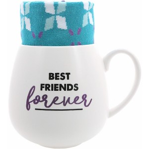 Pavilion Gift Company - Best Friends - 15.5 oz Mug and Sock Set - Drinkware - 1 of 1