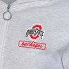 NCAA Ohio State Buckeyes Women's Gray Fleece Zip Hoodie - image 3 of 3