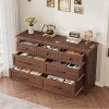 Nasitip 7 Drawer Dresser for Bedroom, 54" Wide Drawer Dresser with Storage, Wooden Closet Storage Chest for Living Room,Bedroom - 2 of 4