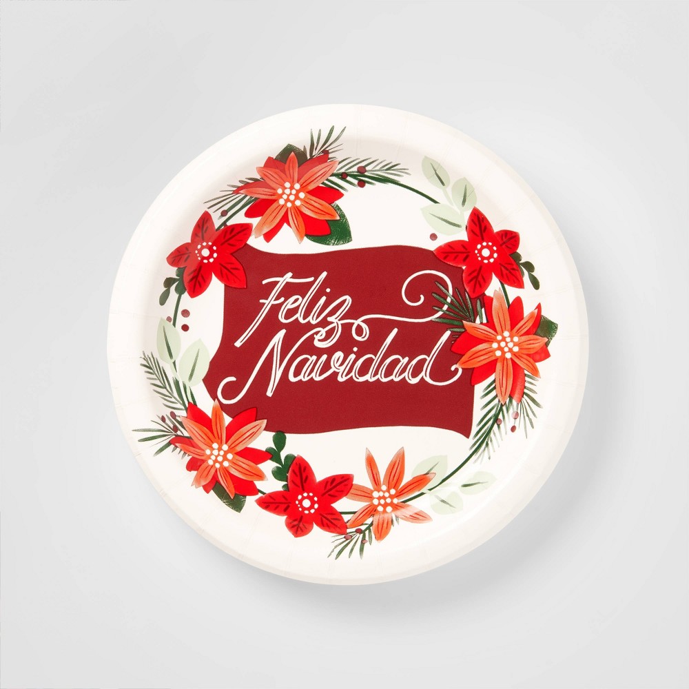 12ct Yuletide Fable 8.5" Meal Plate - Wondershop