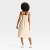 Women's Milkmaid Midi A-Line Dress - Wild Fable™ - 2 of 3