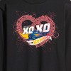 Men's - Hot Wheels - XOXO Heart Long Sleeve Graphic T-Shirt - 2 of 4