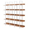 NicBex Bookcases for Living Room 5-tier 70.87" H Open Storage Bookcase Vintage Industrial Style Shelf with Metal Frame for Home Office - 3 of 4