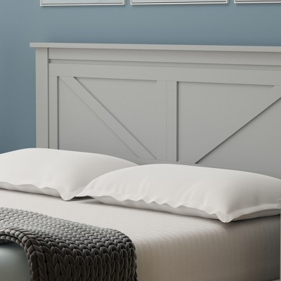 Ultimate Grey Queen Solid Wood Farmhouse Platform Bed
