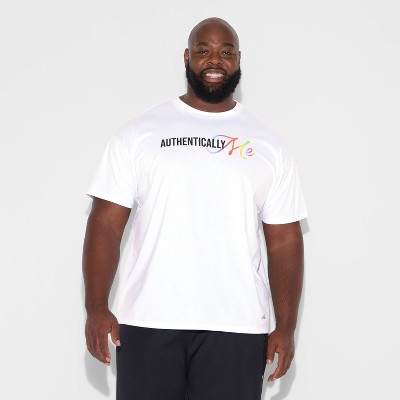 Pride Adult PHLUID Project Short Sleeve Authentic Capsule 'Authentically Me' Graphic T-Shirt - White