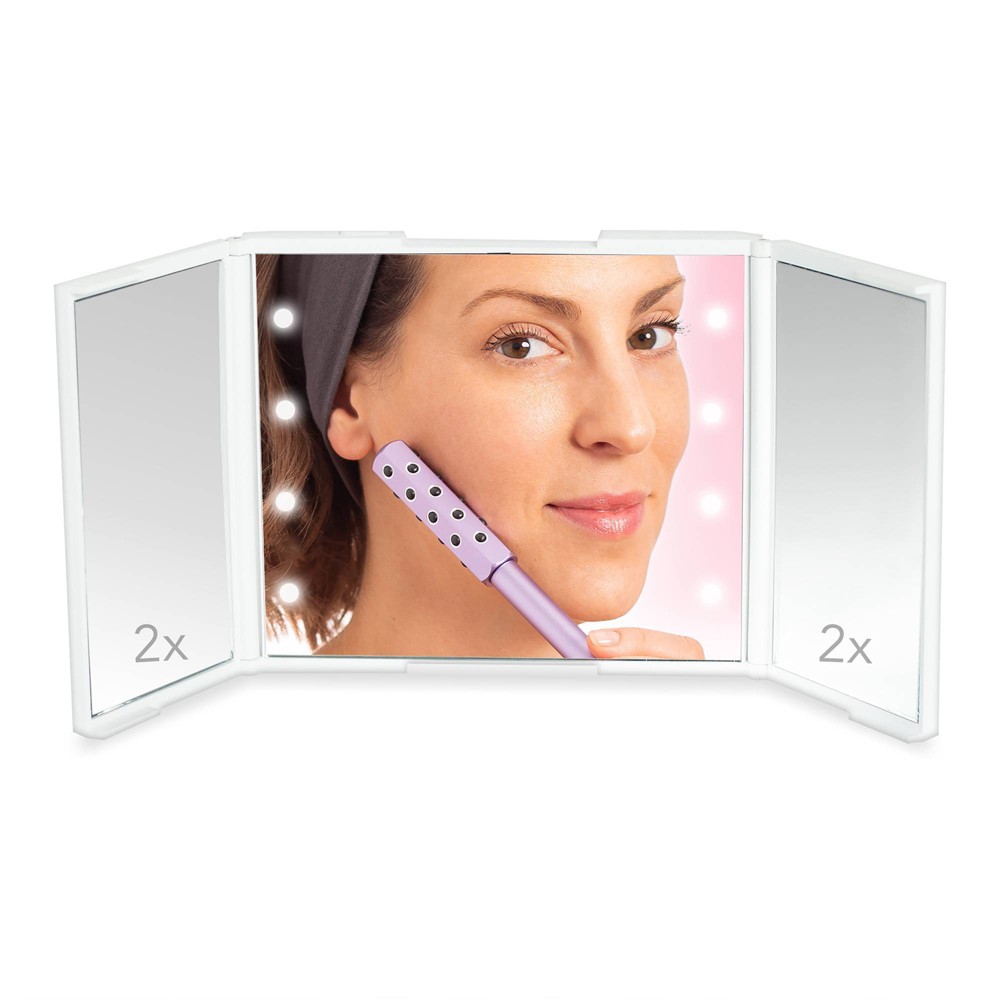 Photos - Makeup Brush / Sponge Plum Beauty Compact LED Mirror