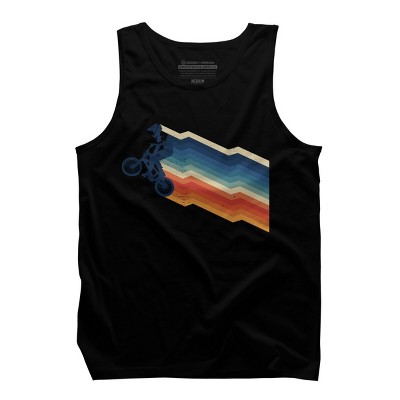 Men's Design By Humans Vintage BMX Racing Streaks By JoshuasPlayhouse Tank Top