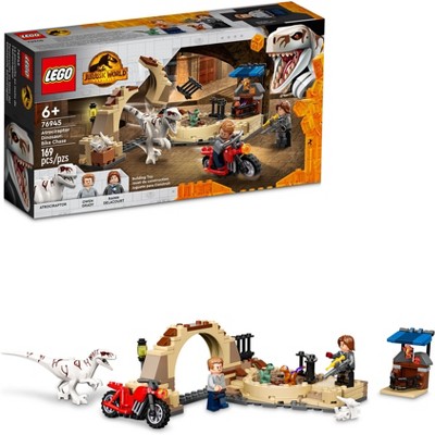 LEGO Jurassic World Atrociraptor Dinosaur: Bike Chase Toy 76945