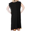 HAPPY BAY Women's Summer Vacation Beachwear Swim Suit Loose Bathing Suit Swim Beach Cover-up Dress Robe X-Large-XX-Large Black Solid - 2 of 4