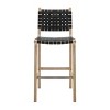 New Pacific Direct Marco Faux Leather Counter Stool Drift Wood Frame - 2 of 4