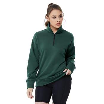 Womens Oversized Sweatshirts Hoodies Half Zip Pullover Fall Fashion Outfits 2024 Y2k Clothes