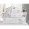 Depera Home 4pc Kansas Turkish Cotton Hand Towel Set White - 2 of 2