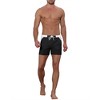 Lars Amadeus Men's Summer Stylish Contrast Color Elastic Waist Surfing Board Shorts 2 Pack - 2 of 4