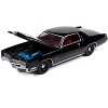 1967 Cadillac Eldorado Sable Black with Red Interior "Luxury Cruisers" Series 1/64 Diecast Model Cars by Auto World - 3 of 4