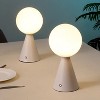 JONATHAN Y Macie Modern Minimalist Globe Rechargeable/Cordless Dimmable Integrated LED Table Lamp with Touch Sensor - 2 of 4