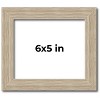 PosterPalooza | 6x5 Thin Barnwood Picture Frame, UV Acrylic, 2 Finishes - Grey and Black - 2 of 4
