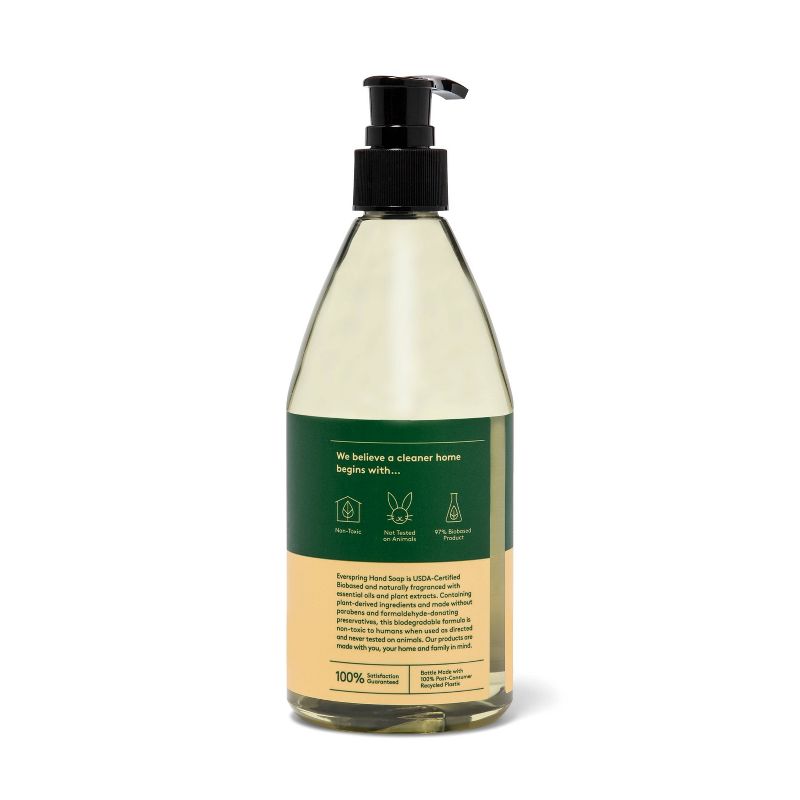 Mandarin &#38; Ginger Liquid Hand Soap - 12 fl oz - Everspring&#8482;, 3 of 8
