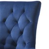 Lyngins Set of 2 Luxury Tufted Dining Chair with Nailhead Trim & Compact Legs, Velvet Upholstered Kitchen Chair, Side Chair for Dining Room - 2 of 4