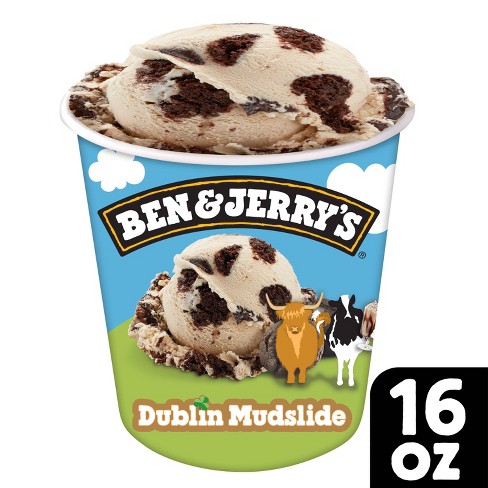 Ben and Jerrys Vanilla Ice Cream Case