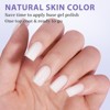 BTArtboxnails XCOATTIP® Press-On Nails -Natural - Short Square Milky White Base- 160ct - 2 of 4