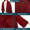 PAVILIA Fleece Wearable Blanket with Sleeves, Warm Cozy Soft Functional Lightweight Sleeved Throw Adults Men Women - 3 of 4