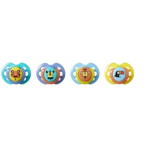 Tommee Tippee Fun Style Orthodontic Pacifiers, 0-6m, 4 Count - 1 of 4