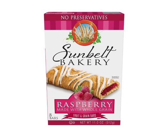 Sunbelt Bakery Raspberry Fruit & Grain Bars - 8ct/11oz
