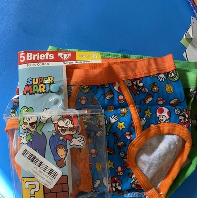 Little Boys 5-pk. Althletic Super Mario Brothers Briefs