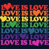 Design By BybbSnugg Humans Love is Love Rainbow Pride Repeat By BybbSnugg BubbSnugg T-Shirt - 2 of 4