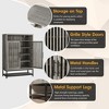 6-Tier Shoe Storage Cabinet with Adjustable Shelves, Freestanding Shoe Organizer - 3 of 4