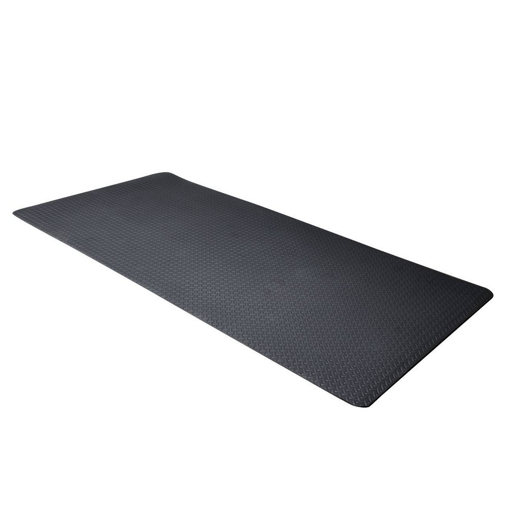 Photos - Gymnastic Mat CAP Barbell Foam Diamond Plate Texture Gym Floor Mat - Black (6mm)