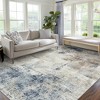 Abynow Geometric Modern Loomed Machine Washable Area Rug - 2 of 4