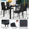 SUGIFT 5-Piece Dining Table Set for One Dining Table and 4 Chairs - 2 of 4