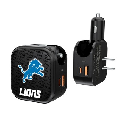 NFL NFC Teams Text Backdrop 18-Watt 2 in 1 USB A/C Charger