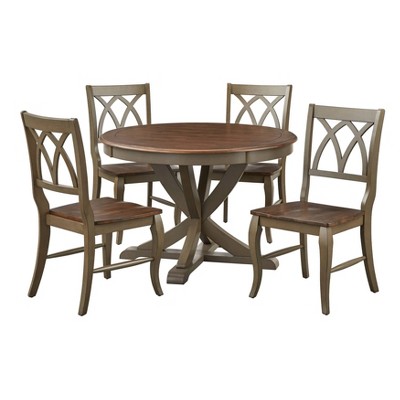 5pc Montauk Round Dining Set - Buylateral: Seats