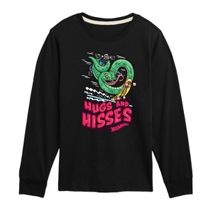 Boys' - Hot Wheels - Snake Hugs & Kisses Long Sleeve Graphic T-Shirt - 1 of 4