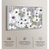 Art Remedy Texture and Flowers Colorful buterfly and flowers wall art Framed - 3 of 4