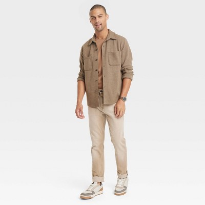 Men's Knit Shirt Jacket - Goodfellow & Co