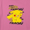 Girl's Pokemon Pikachu Pika Pika Laughing Crop Top T-Shirt - 2 of 3